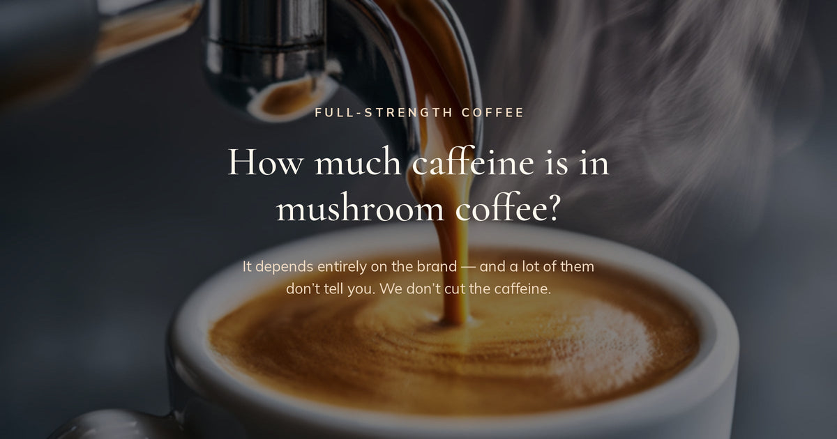 Espresso pouring into a cup